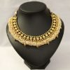 Antique Pearl Cluster Necklace & Jhumka Set - Image 3