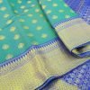 Iridescent Ramar Blue & Fucshia Pure Kanchipuram Silk Saree