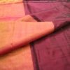 Jewel-Toned Burgundy & Orange Uppada Soft Silk
