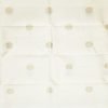 Off White & Peach Pink Pure Kanchipuram Silk Saree - Image 3