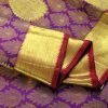 Purple Brocade Pure Kanchipuram Silk Saree